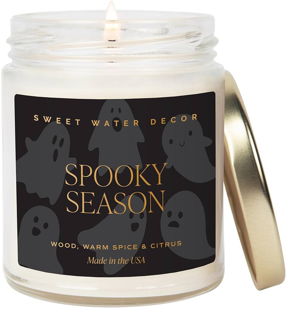 Sweet Water Decor Warm and Cozy Candle | Pine, Orange, Cinnamon, and Fir Winter Scented Soy Candl... | Amazon (US)