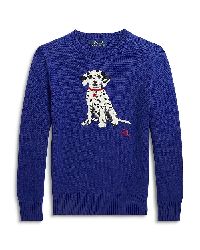 Boys' Dalmatian Intarsia-Knit Sweater - Little Kid, Big Kid | Bloomingdale's (US)