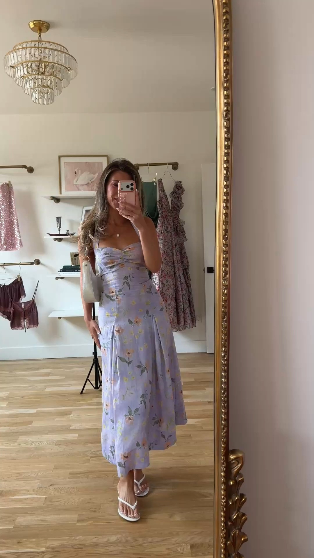 @macys 40%-60% off black friday in july sale. lavender floral maxi with a fitted, ruched sweetheart bodice, thin straps, and a flowing A-line skirt special occasion dress under $180.
#macyspartner

sale dates: 7/21 - 7/26
*exclusions apply

I’m 5’4” & wearing my usual size small/2

Formal event
Bachelorette dress
Black tie event
Wedding guest dress
Floral dress
birthday dress
Bridal dress
Beach wedding
Destination wedding
summer wedding guest dresses, wedding guest dresses, cocktail dresses, semi-formal dresses, black tie wedding guest dresses, destination wedding guest dresses, garden party dresses, wedding guest outfit ideas

#LTKSaleAlert #LTKSeasonal #LTKWedding