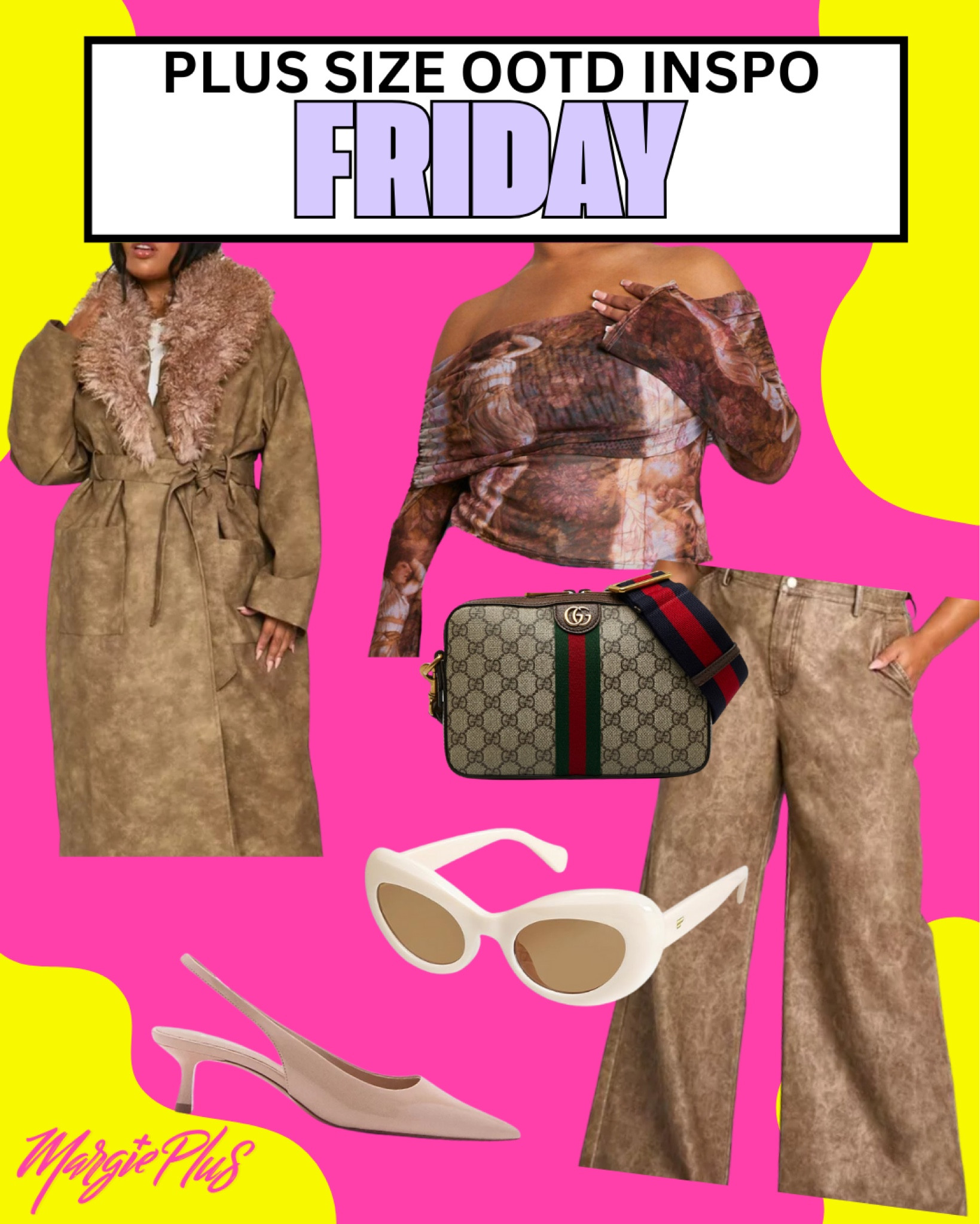 FRIDAY Plus Size Inspiration serving day to night to kick off the weekend with this pleather trench look  

#LTKStyleTip #LTKFindsUnder100 #LTKPlusSize