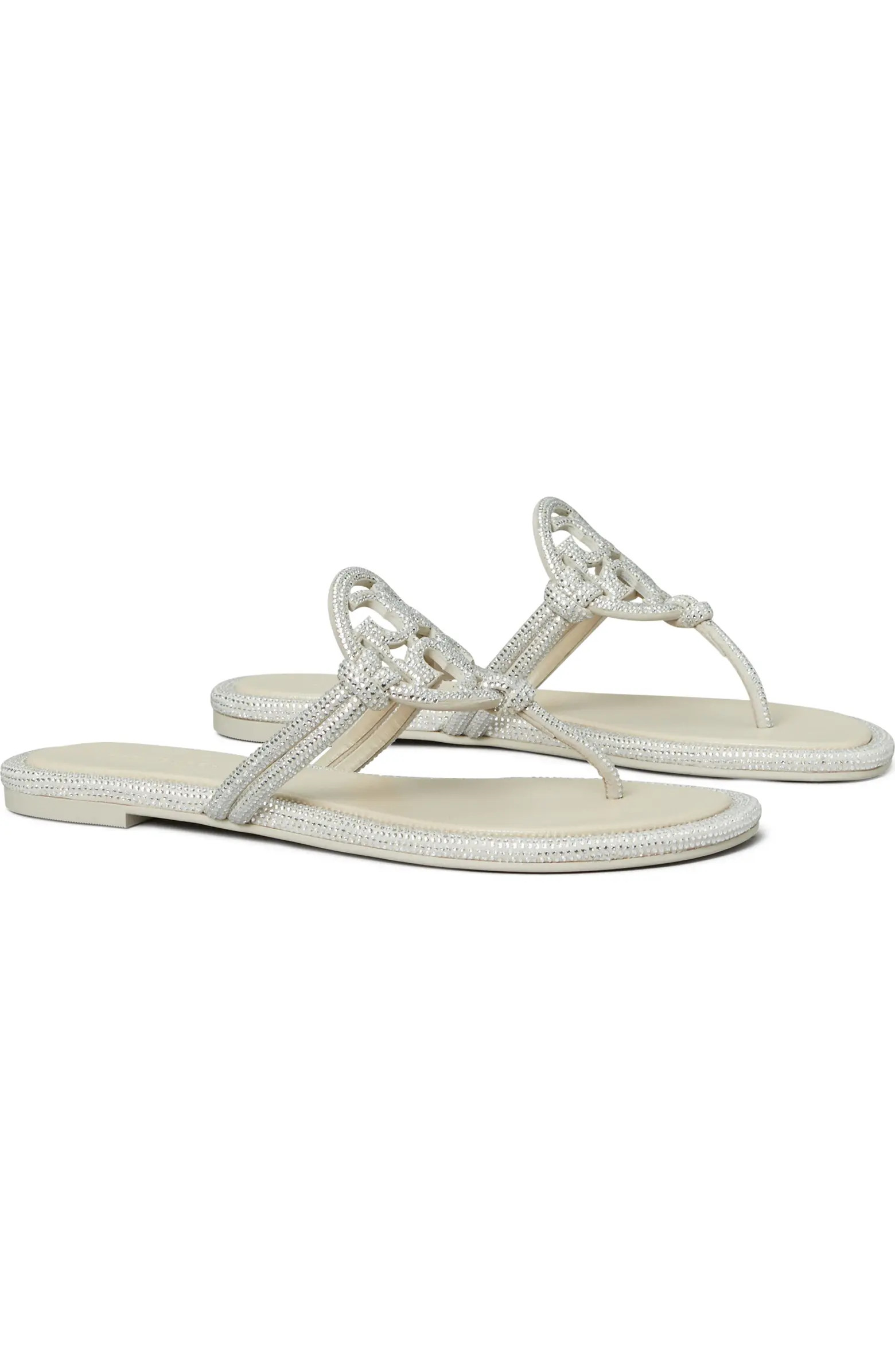 Tory Burch Miller Knotted Pavé Sandal (Women) | Nordstrom | Nordstrom
