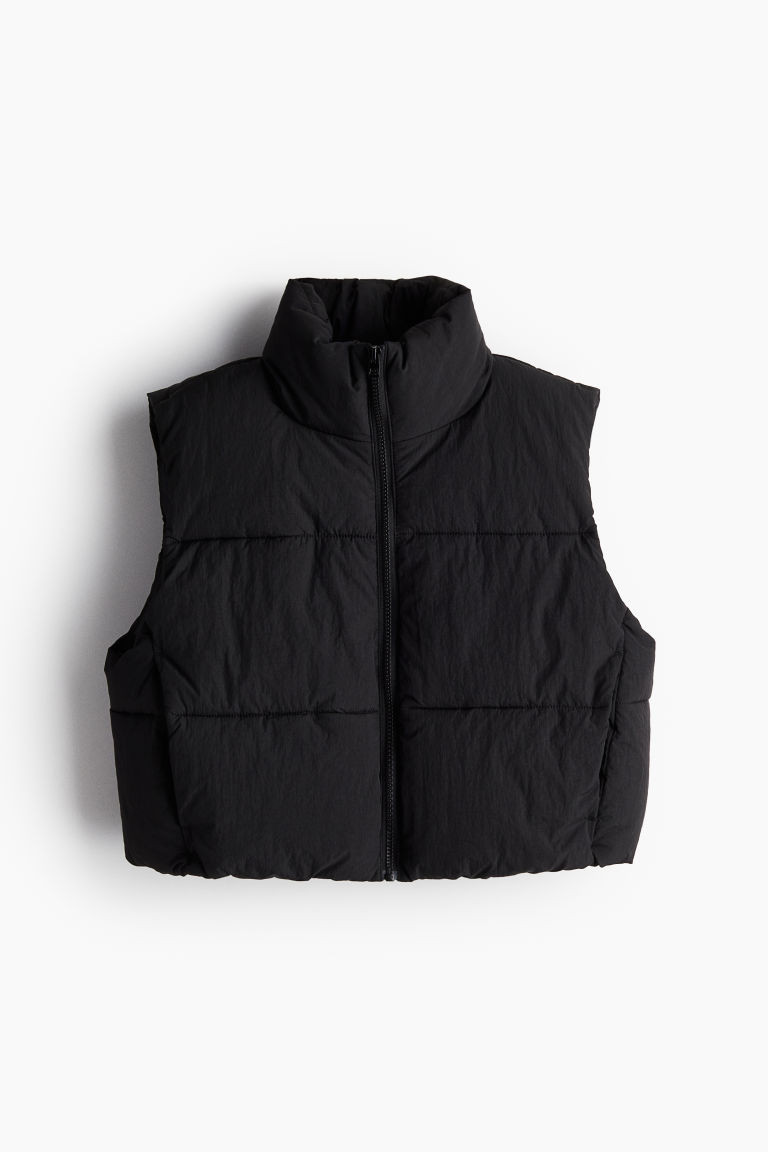 H & M - Puffer Vest - Black | H&M (US + CA)