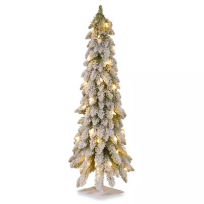 National Tree Snowy Downswept Pre-Lit Forestree Tree | Bed Bath & Beyond | Bed Bath & Beyond