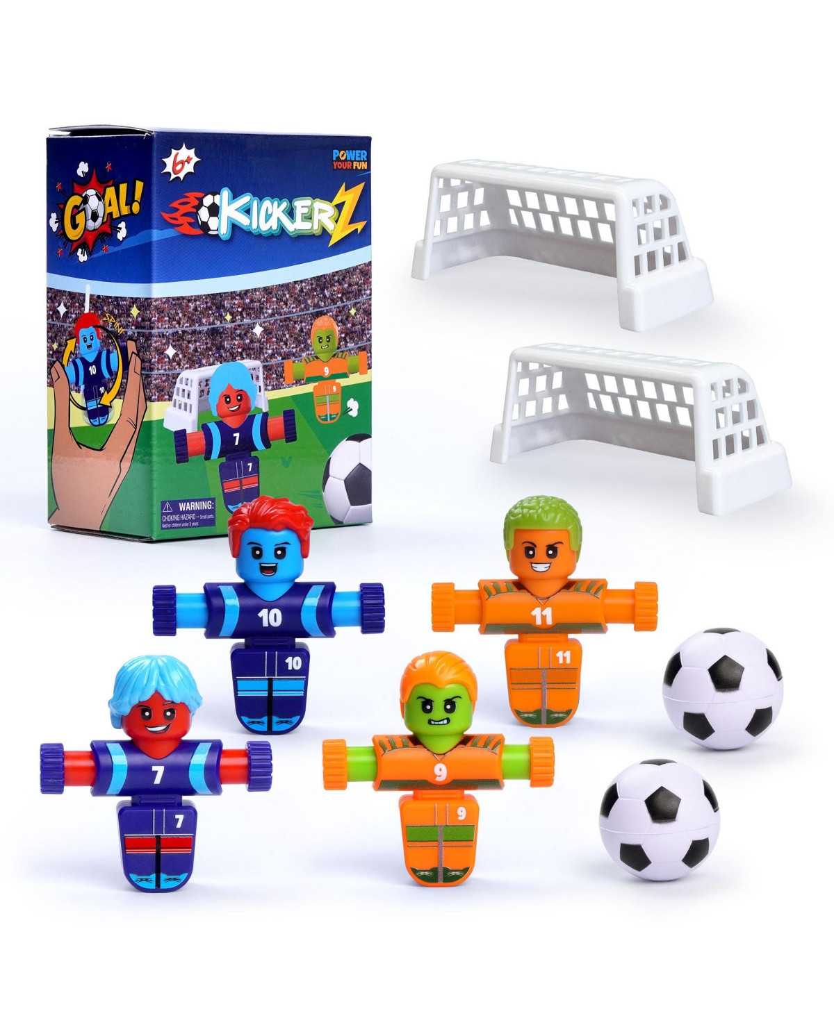 Power Your Fun KickerZ Soccer Fidgets Game Set- 8pc | Macy's