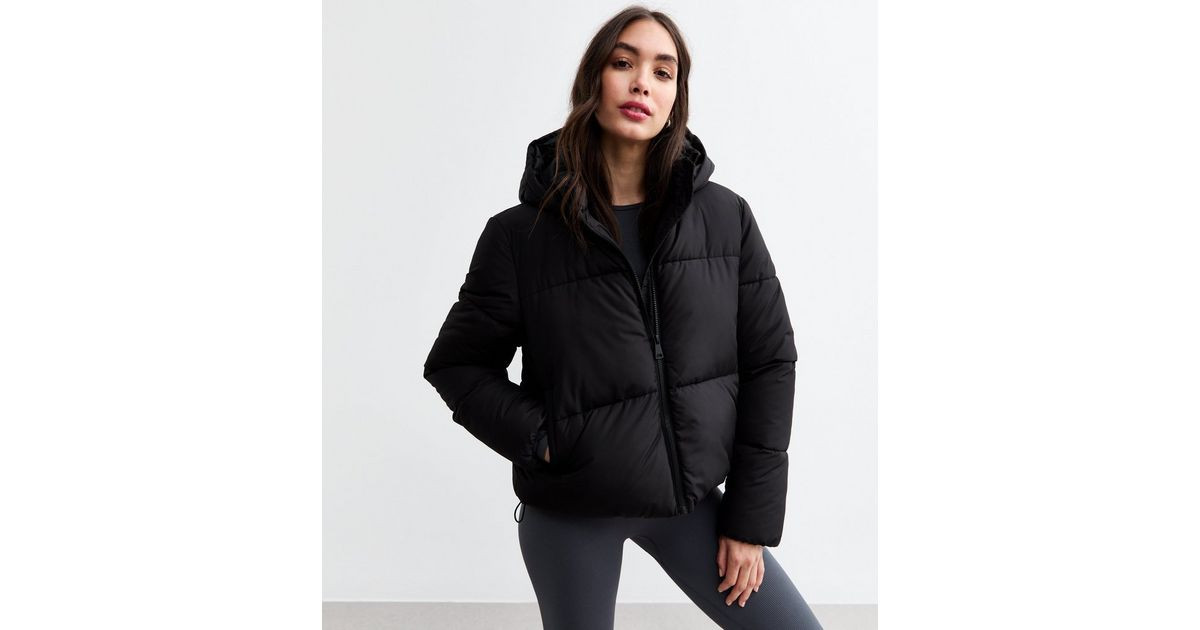 Black Hooded Puffer Jacket
						
						Add to Saved Items
						Remove from Saved Items | New Look (UK)