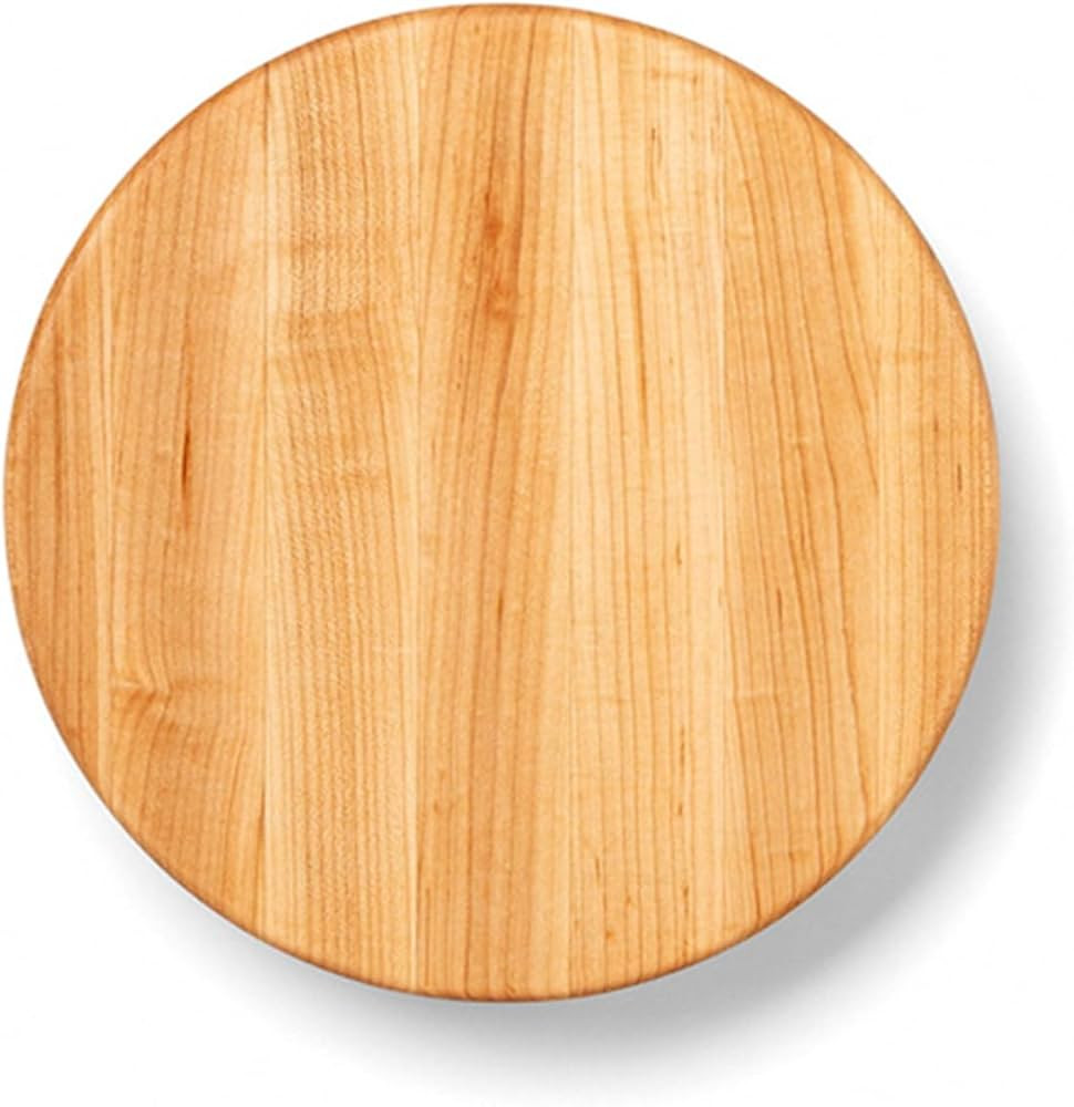 John Boos B Series Round Wooden Maple Cutting Board 12”x12” – 1.5” Thick, 12-lb Non-Rever... | Amazon (CA)