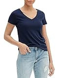 GAP Womens Favorite V-Neck Tee T-Shirt, Navy Uniform, Large US | Amazon (US)