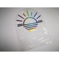Sunset Suncatcher Sticker, Sun Prisms Window Decal, Rainbow Maker, For Window, Iridescent Sticker | Etsy (US)