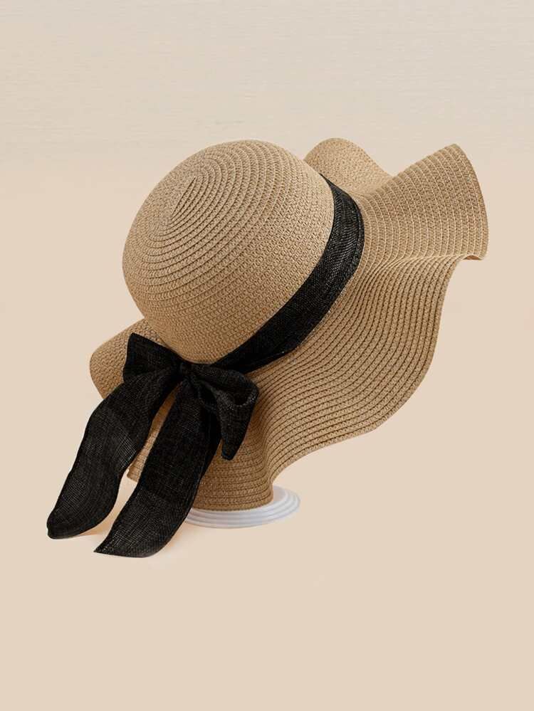 Bow Knot Decor Straw Hat | SHEIN