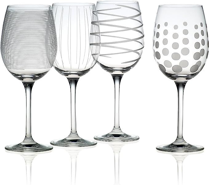Mikasa Cheers White Wine Glasses, Clear, Set of 4 - SW910-403 | Amazon (US)