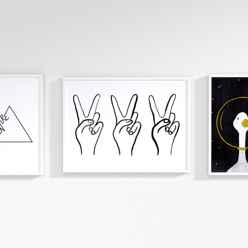 Adventure Kids Wall Art | Crate and Barrel | Crate & Barrel