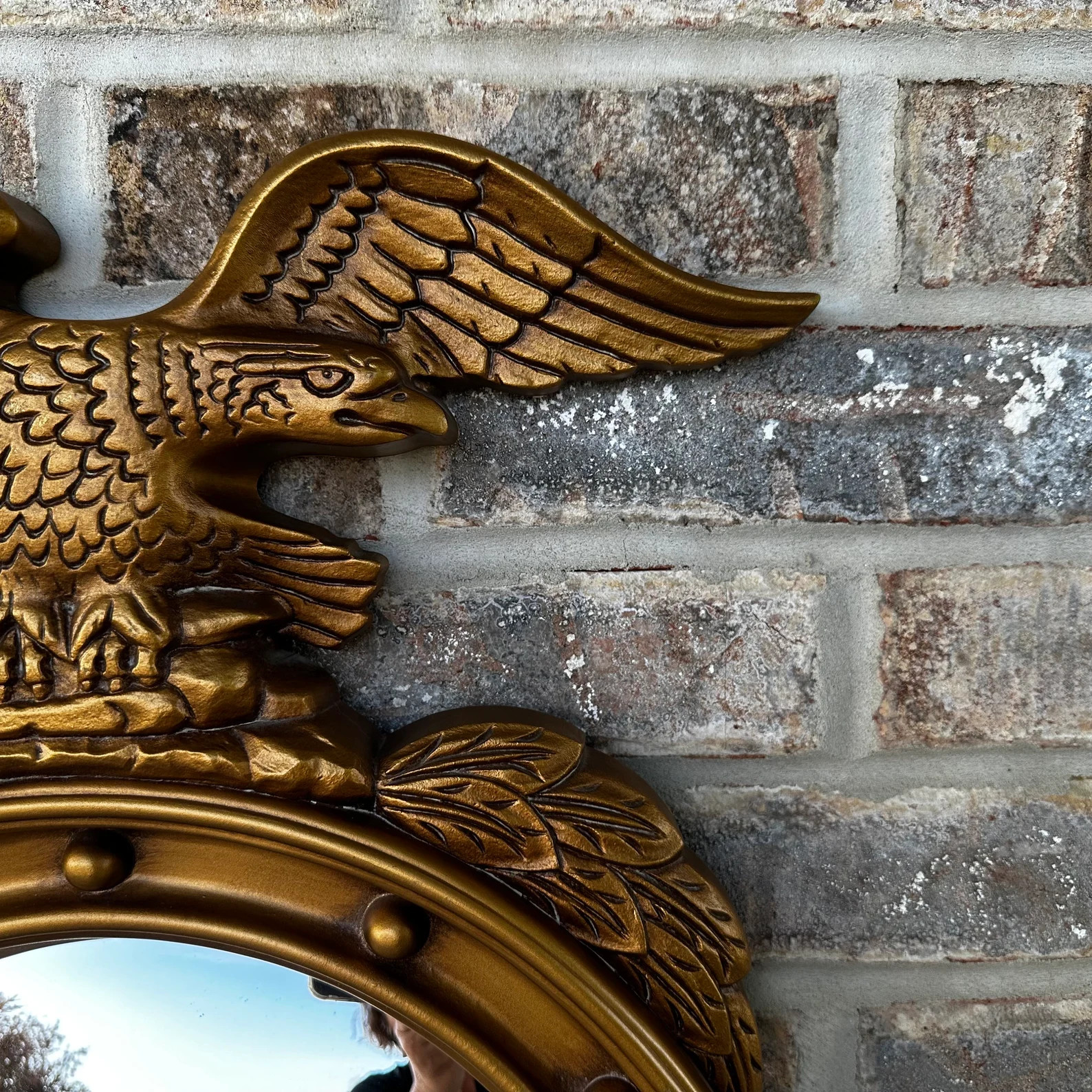 Eagle Mirror Convex Porthole Gold Federal Vintage Wall Mirrorbullseye Gold Eagle - Etsy | Etsy (US)