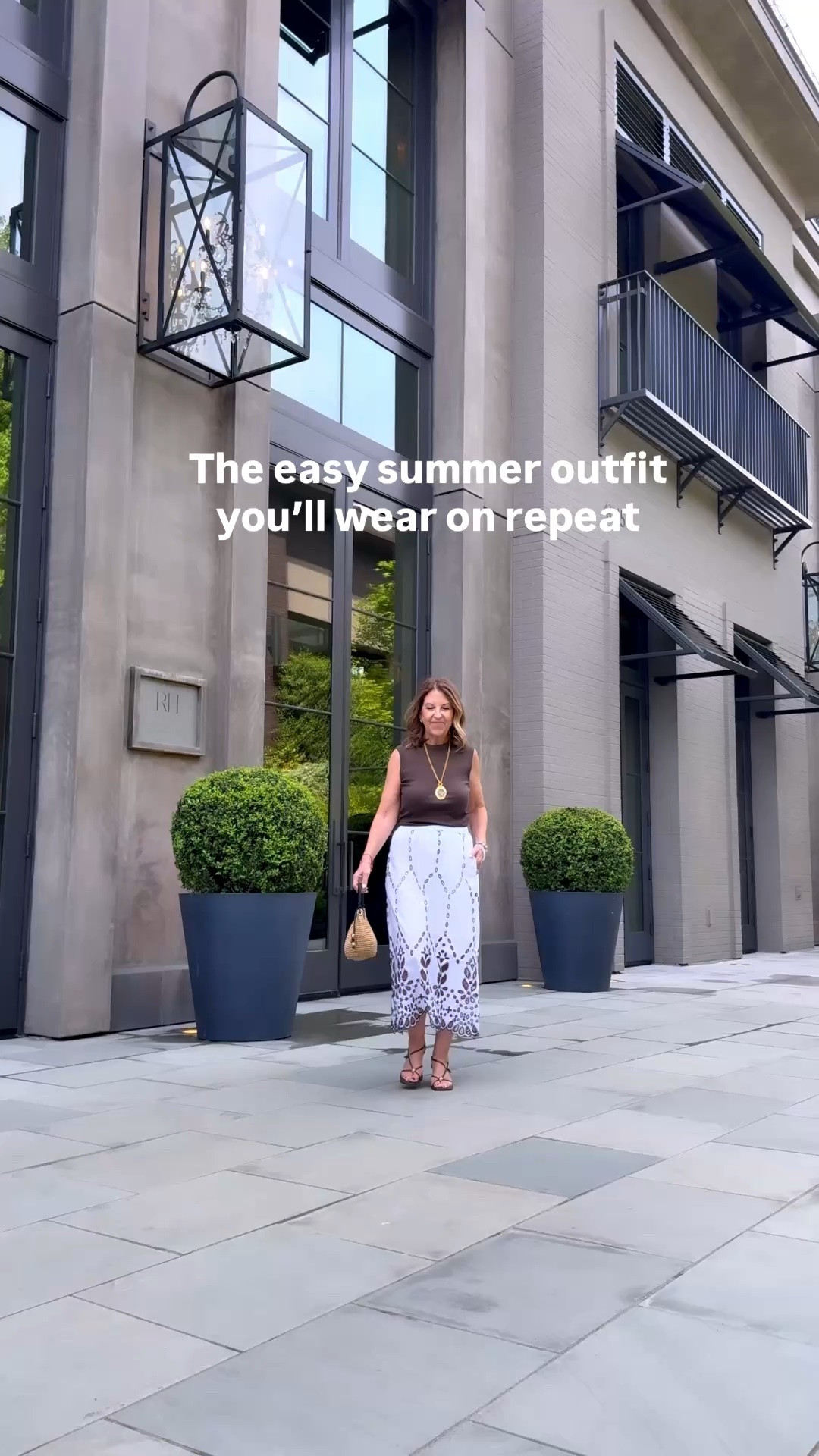 Easy summer outfit starts here! 
Skirt, matching top, and switch it up with other t-shirts or a button-up top.

Runs tts.  I'm wearing a size Xs in all.

#LTKxMadewell #LTKOver40 #LTKSeasonal