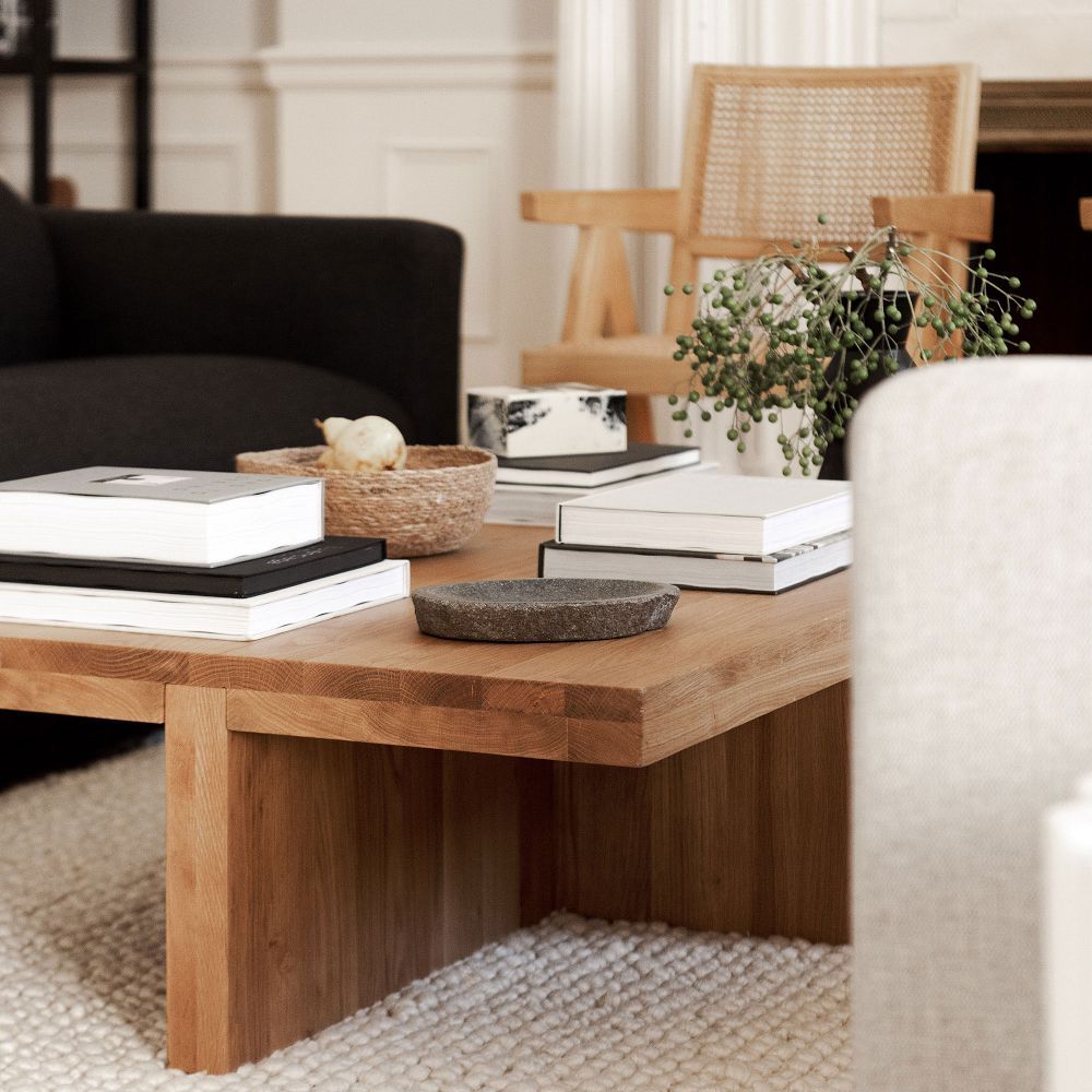 Joined Base Rectangle Coffee Table (50") | West Elm (US)