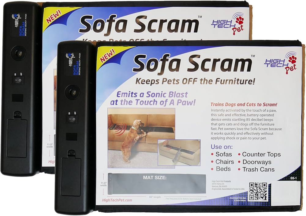 Sofa Scram Sonic Deterrent/Repellent for Dogs and Cats (2 Pack) | Amazon (US)