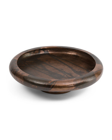 17x5 Metal Maine Acid Wash Bowl | TJ Maxx