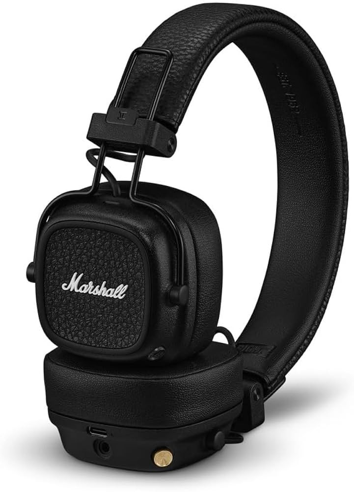 Marshall Major V On-Ear Wireless Bluetooth Headphones - Black | Amazon (US)
