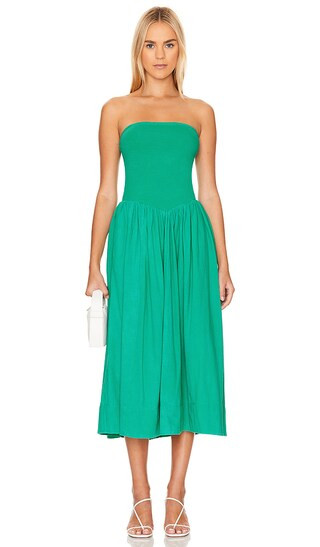 Onda Tube Dress in Green | Revolve Clothing (Global)