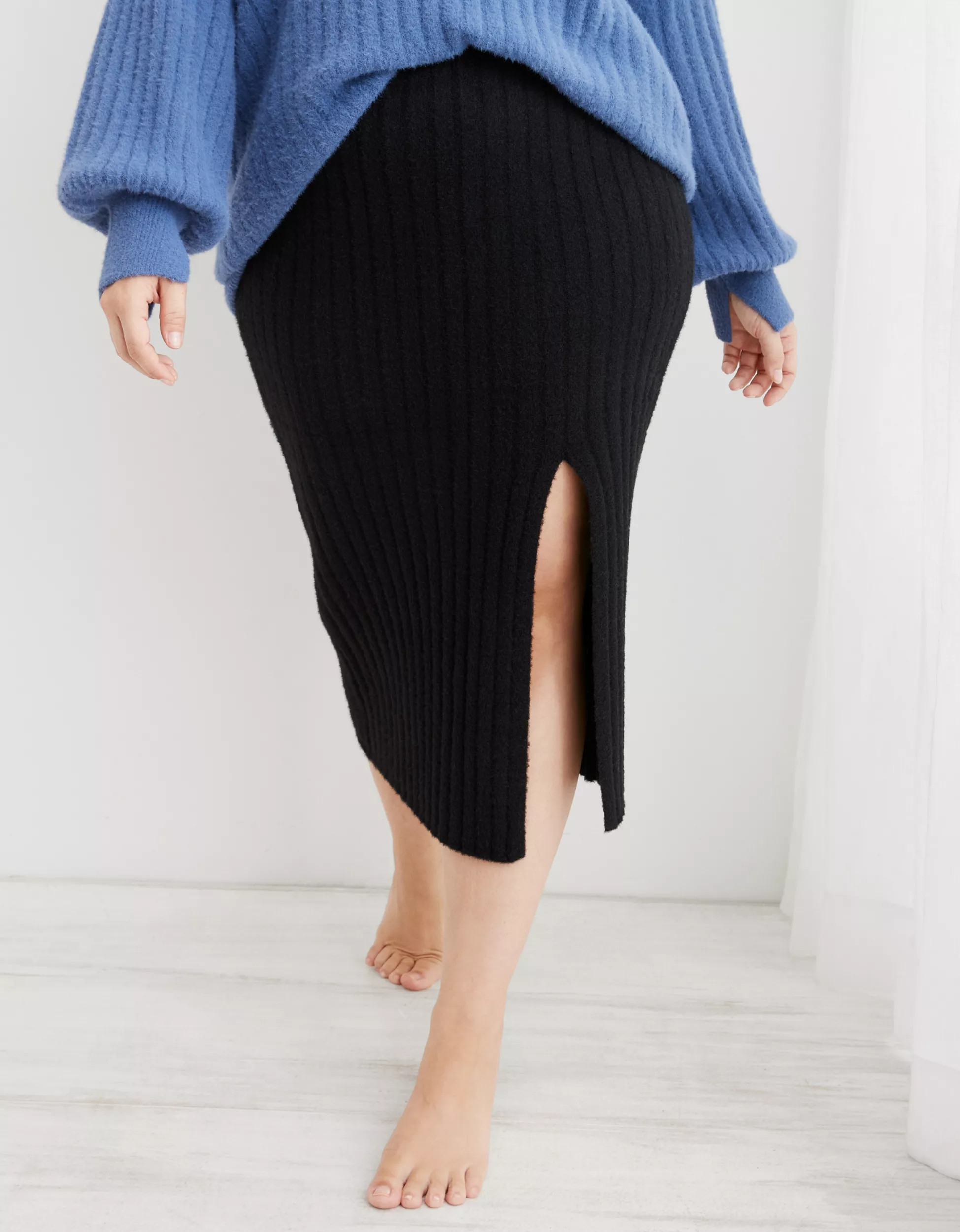 Aerie Buttercream Sweater Skirt | Aerie