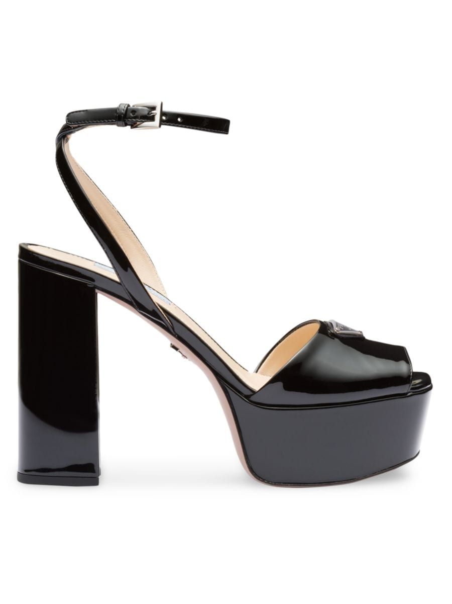 Patent Leather Platform Sandals | Saks Fifth Avenue