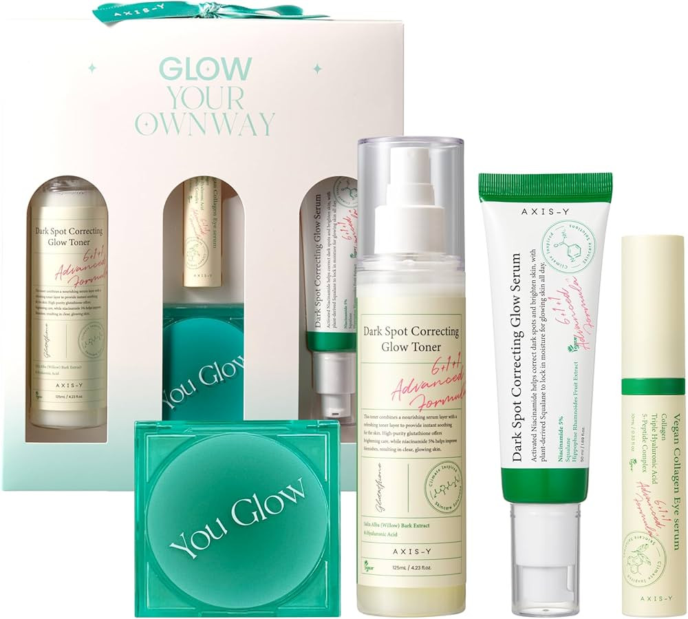 AXIS-Y Glow Your Own Way Limited Edition Set - Travel Essentials, Gifts for Women & Men - Korean ... | Amazon (US)