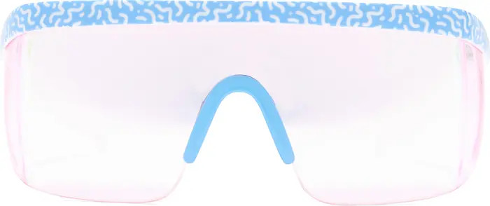 Pink, White & Blue Frame 50mm Oversized Sunglasses | Nordstrom Rack