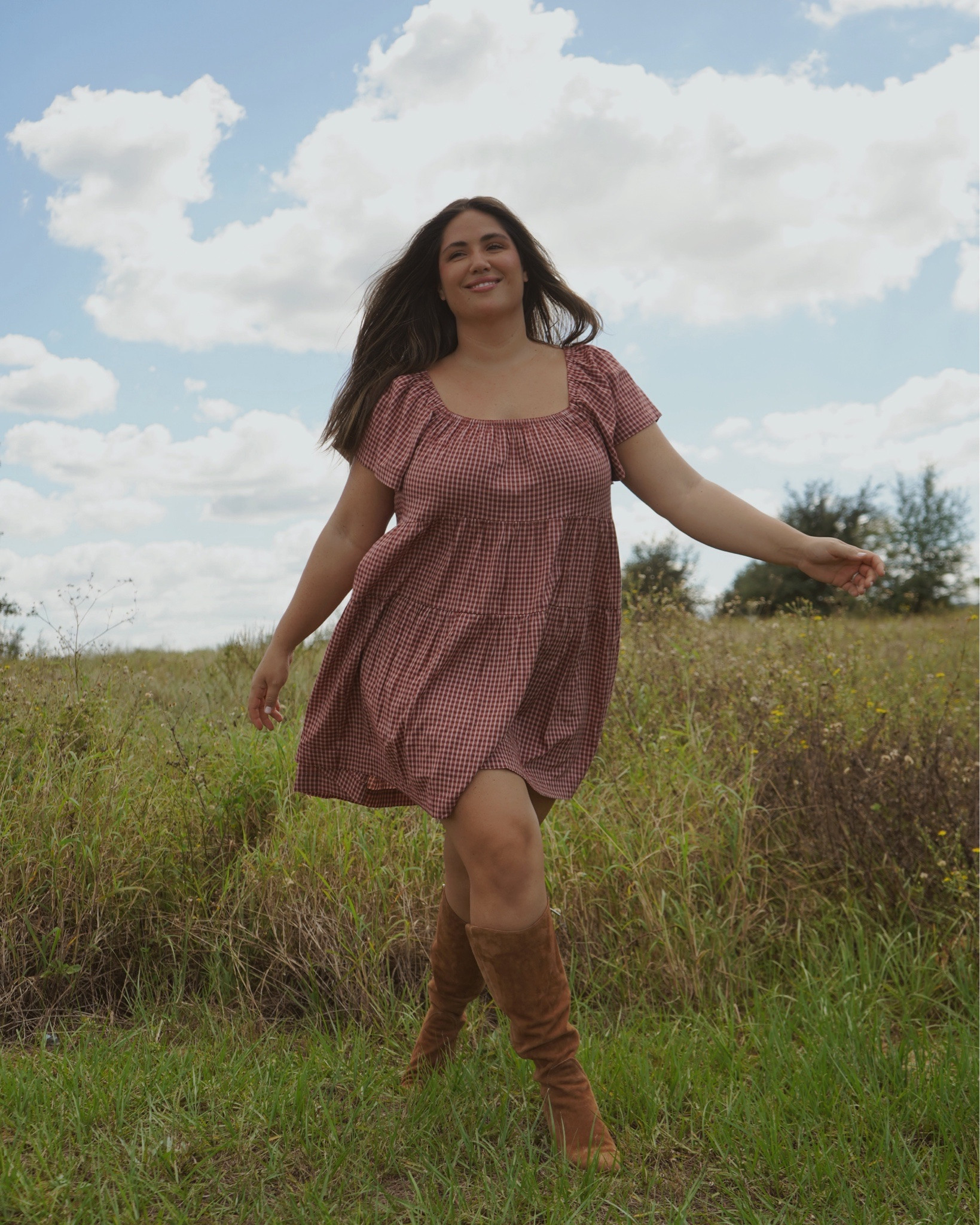 Not afraid to get my boots a little dirty 🤎

#LTKPlusSize #LTKSeasonal #LTKMidsize