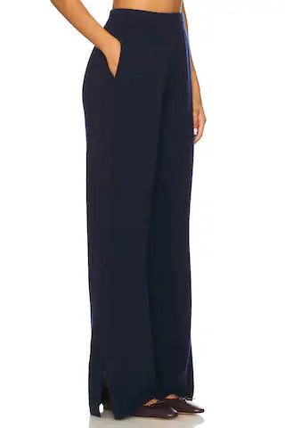 EAVES Hansen Wool Cashmere Pant in Navy from Revolve.com | Revolve Clothing (Global)