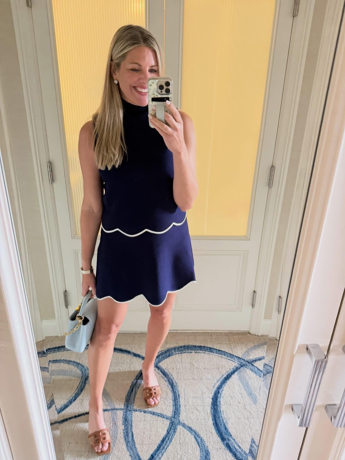 💙This set is a splurge but super cute and comfy if you have an event soon. 

 