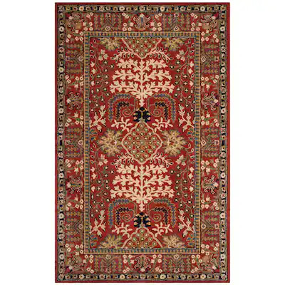SAFAVIEH Handmade Antiquity Amalia Traditional Oriental Wool Rug | Bed Bath & Beyond