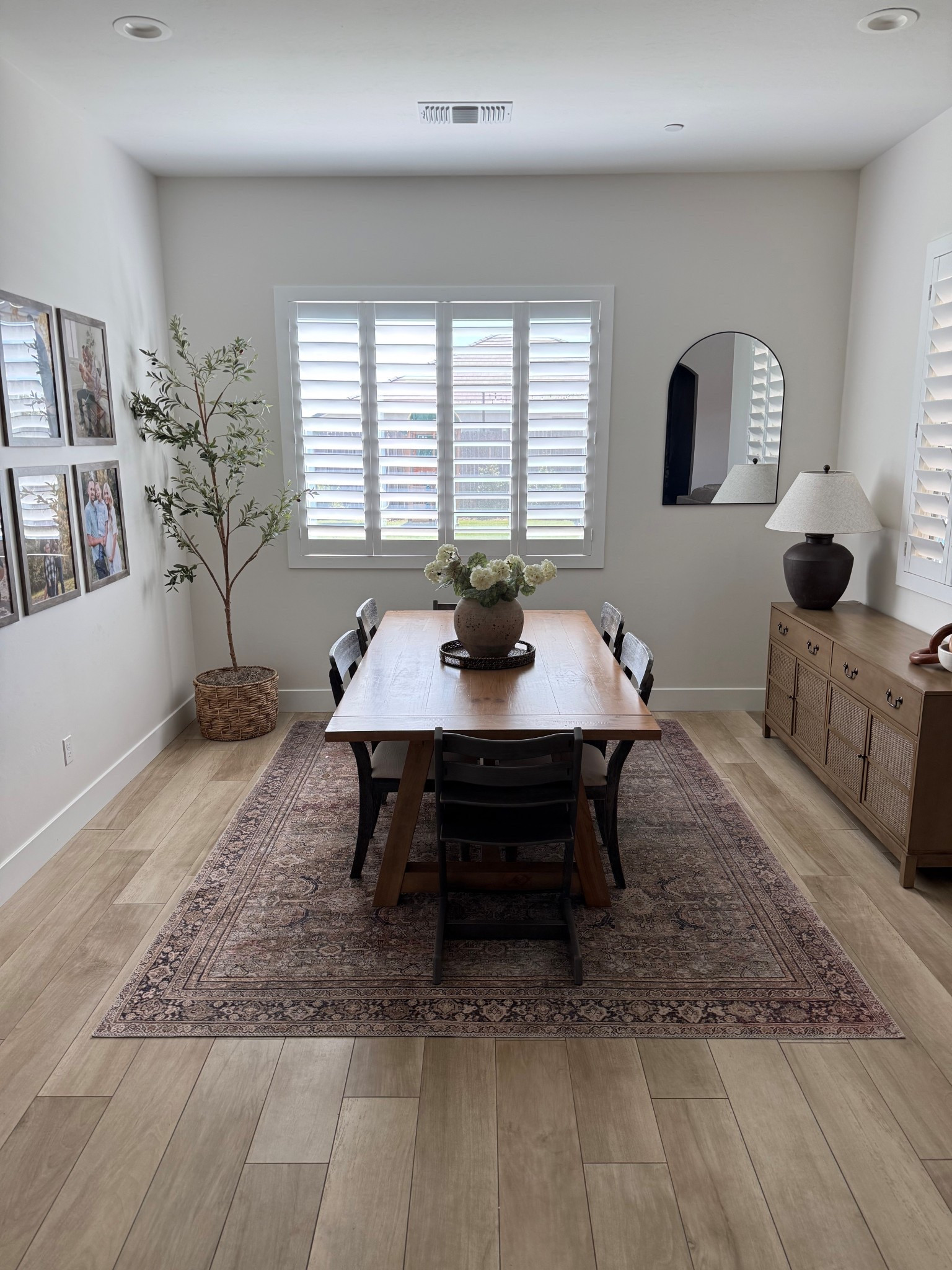 This rug is holding up so well in my dining room! 
Dining room table + chairs + high chairs 


#LTKHome