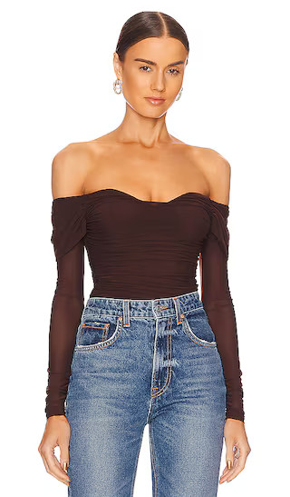 Constance Top in Brown | Revolve Clothing (Global)