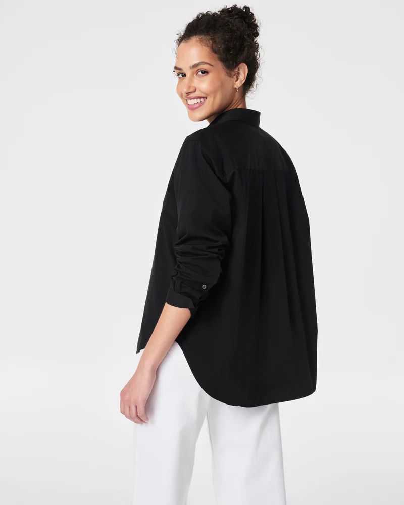 The Best Poplin Oversized Button-Down | Spanx