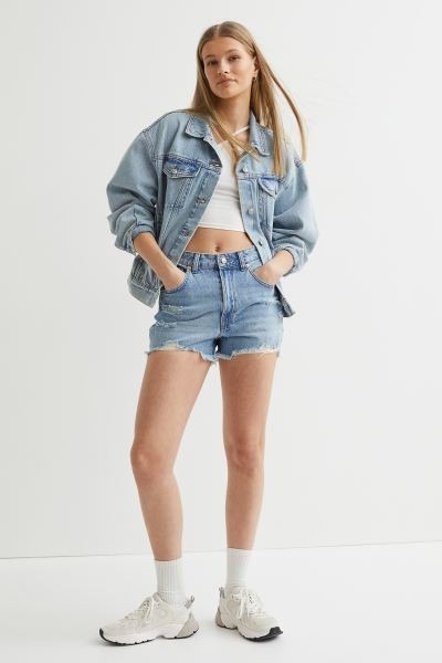 Mom Fit Denim Shorts | H&M (US + CA)