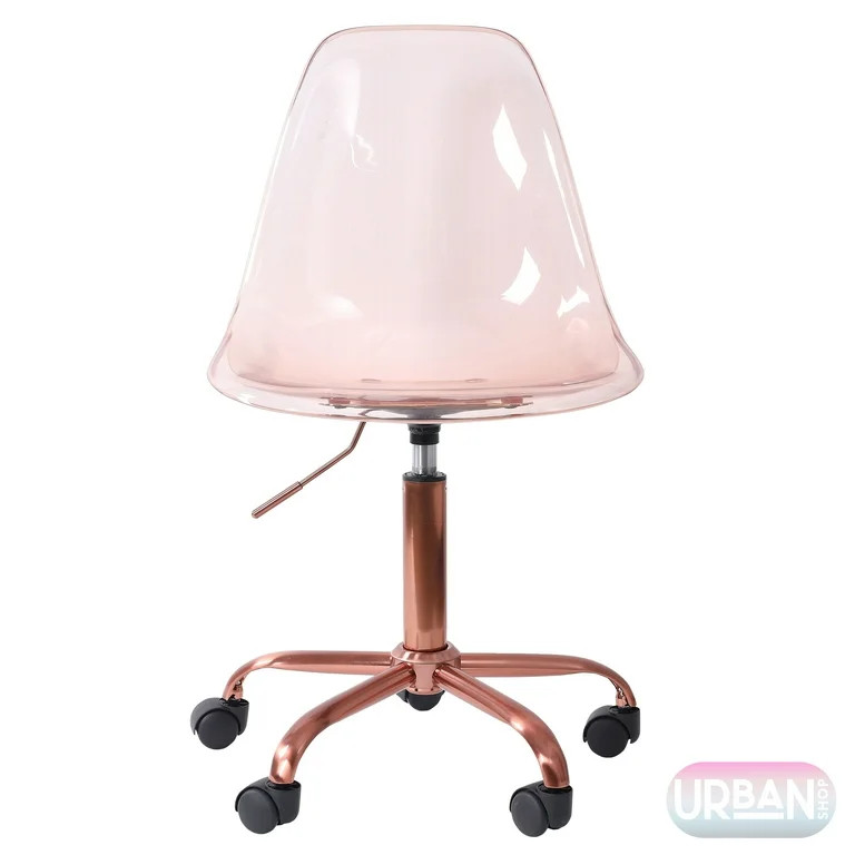 Urban Shop Acrylic Rolling Office Chair, Lantana | Walmart (US)