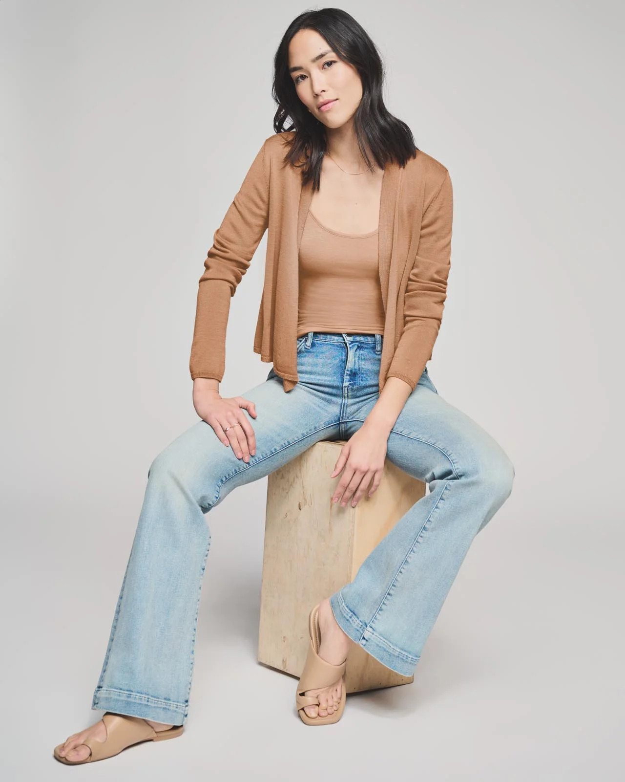 Loopknit LYR Open-Front Cardigan | Splendid