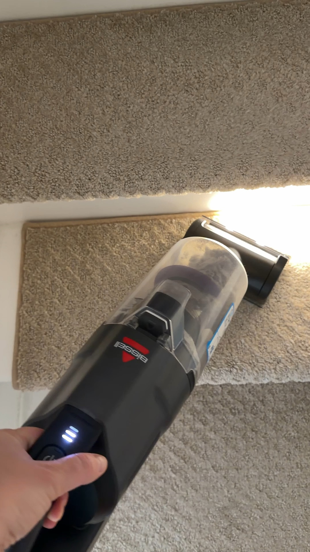 obsessed w this bissell - this is one of three attachments which i use to clean upholstered furniture, our steps, and bench seats. the stick attachment is powetful and has a light for dark spaces 

#LTKdayinmylife #LTKHome #LTKSaleAlert