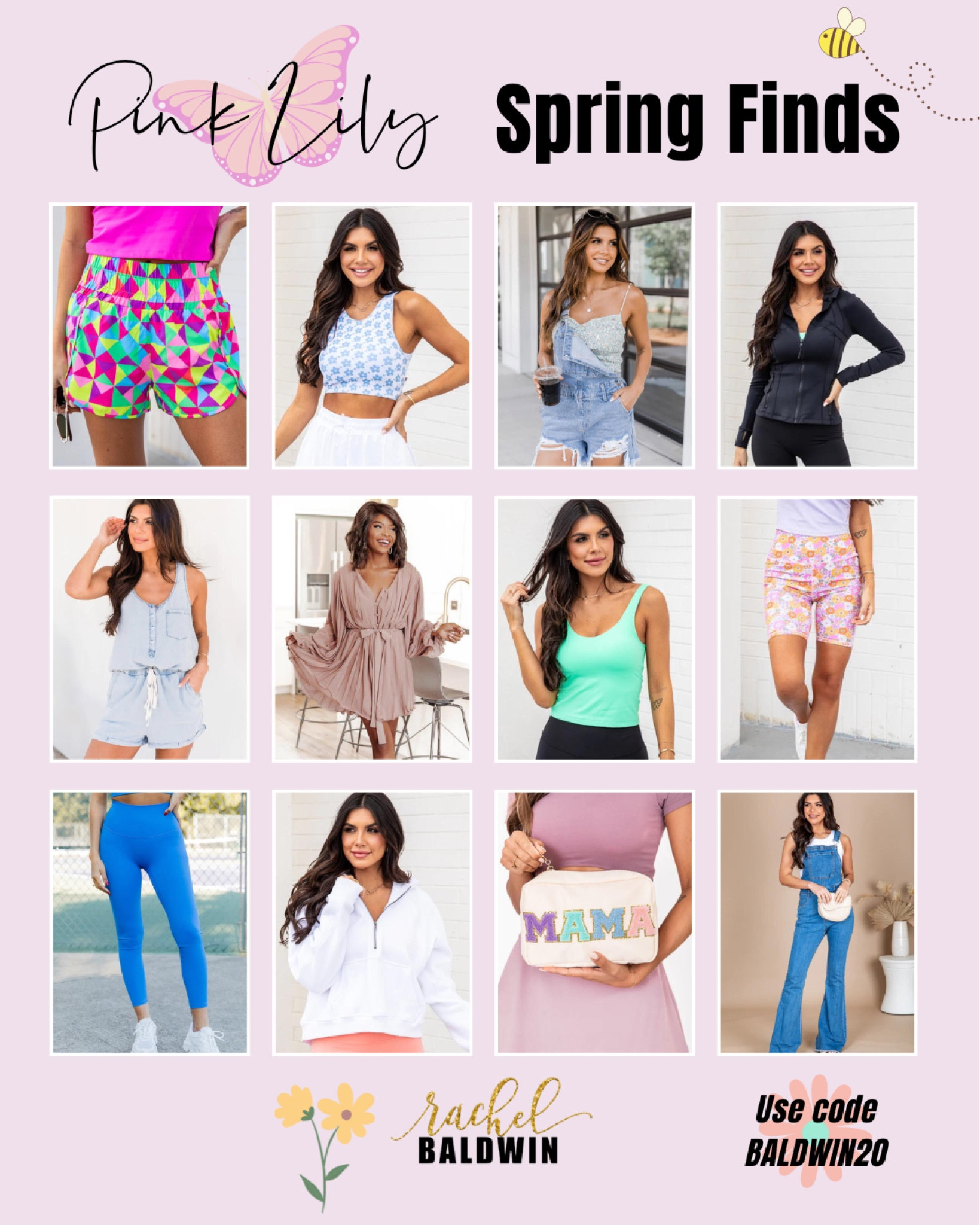Pink Lily is one of my favorite places to stock up on warm weather fits 🌸. Now that it’s FINALLY starting to thaw, here’s what I’m adding to my rotation this spring!

Use code BALDWIN20 for 20% off!

#LTKunder50 #LTKSeasonal #LTKfit