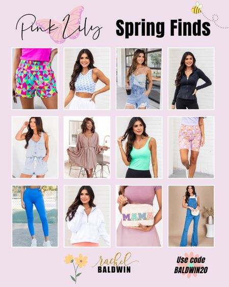 Pink Lily is one of my favorite places to stock up on warm weather fits 🌸. Now that it’s FINALLY starting to thaw, here’s what I’m adding to my rotation this spring!

Use code BALDWIN20 for 20% off!

#LTKunder50 #LTKSeasonal #LTKfit