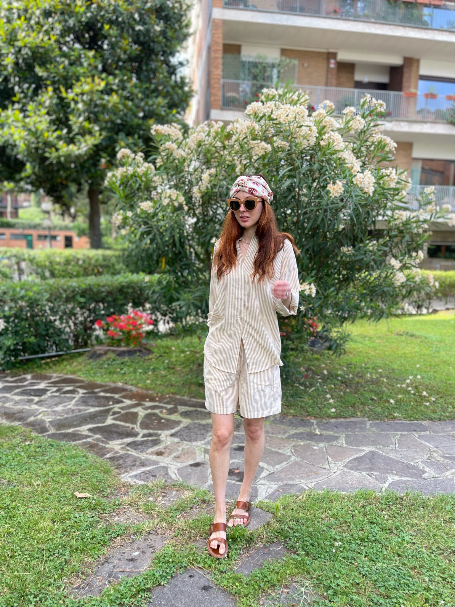 This lightweight matching set is perfect for summer! Wearing a size 8 in the shorts and size 8 in the top. 

#LTKstyletip