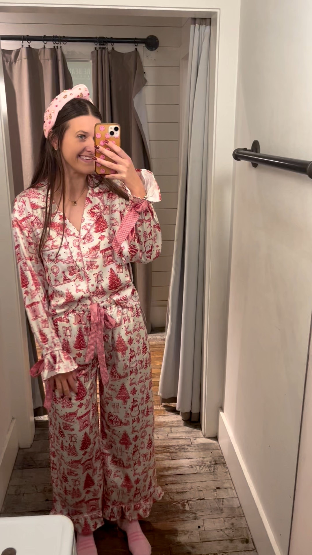 Still looking for the perfect Christmas morning pajamas?! Dress Up just released their christmas morning collection and it is perfect! The cutest and girlies christmas pajamas with bows and ruffles! So comfy and runs true to size! I’m wearing a small in both! 

#LTKGiftGuide #LTKSeasonal #LTKHoliday