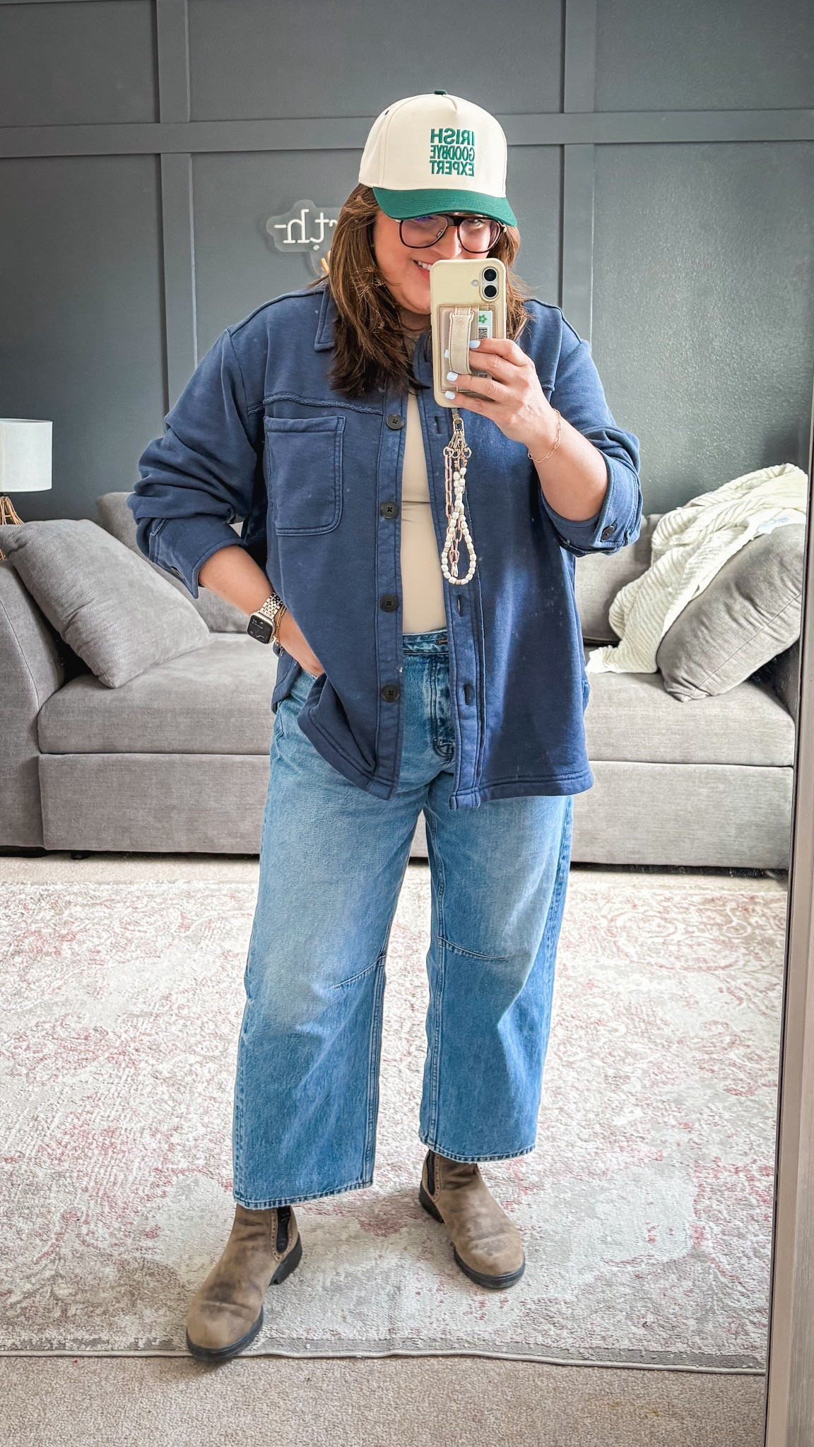 Aerie shirt - XL
Abercrombie matte tee - XL 
MADEWELL BARREL JEANS - 32
Blundstones


#LTKMidsize #LTKOver40 #LTKootd