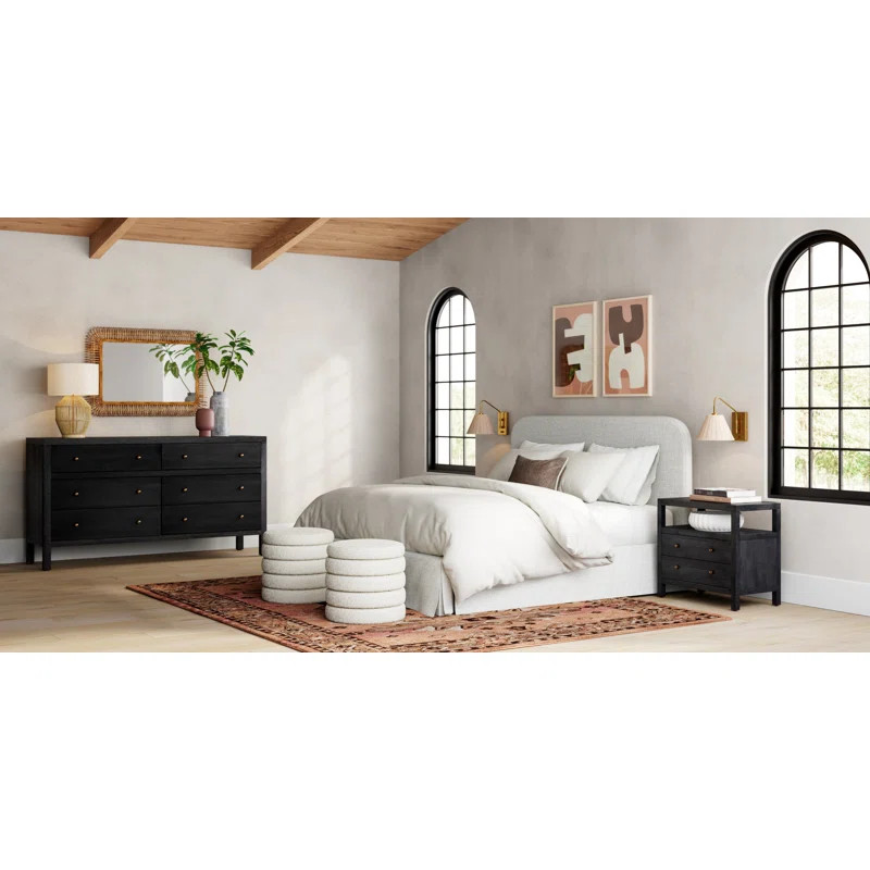 Celine 6 Drawer 60" W Double Dresser | Wayfair North America