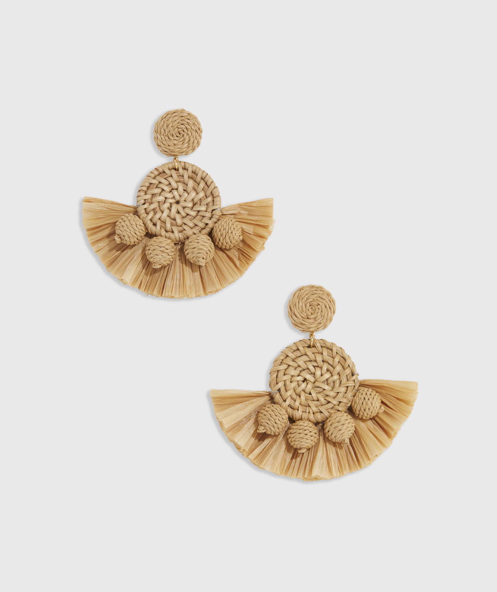 Basket Weave Fringe Earrings | vineyard vines