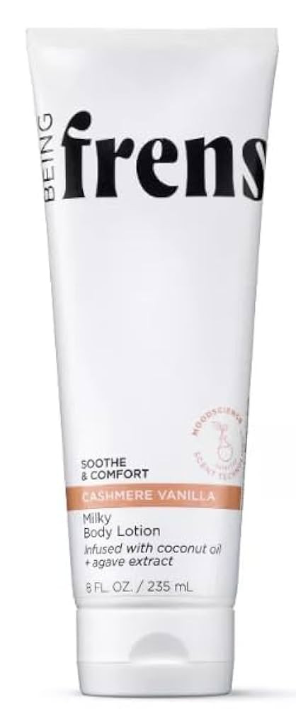 Being Frenshe Milky Hydrating Lotion for Dry Skin, Coconut Oil, Fresh Cashmere Vanilla, 8 fl oz | Amazon (US)