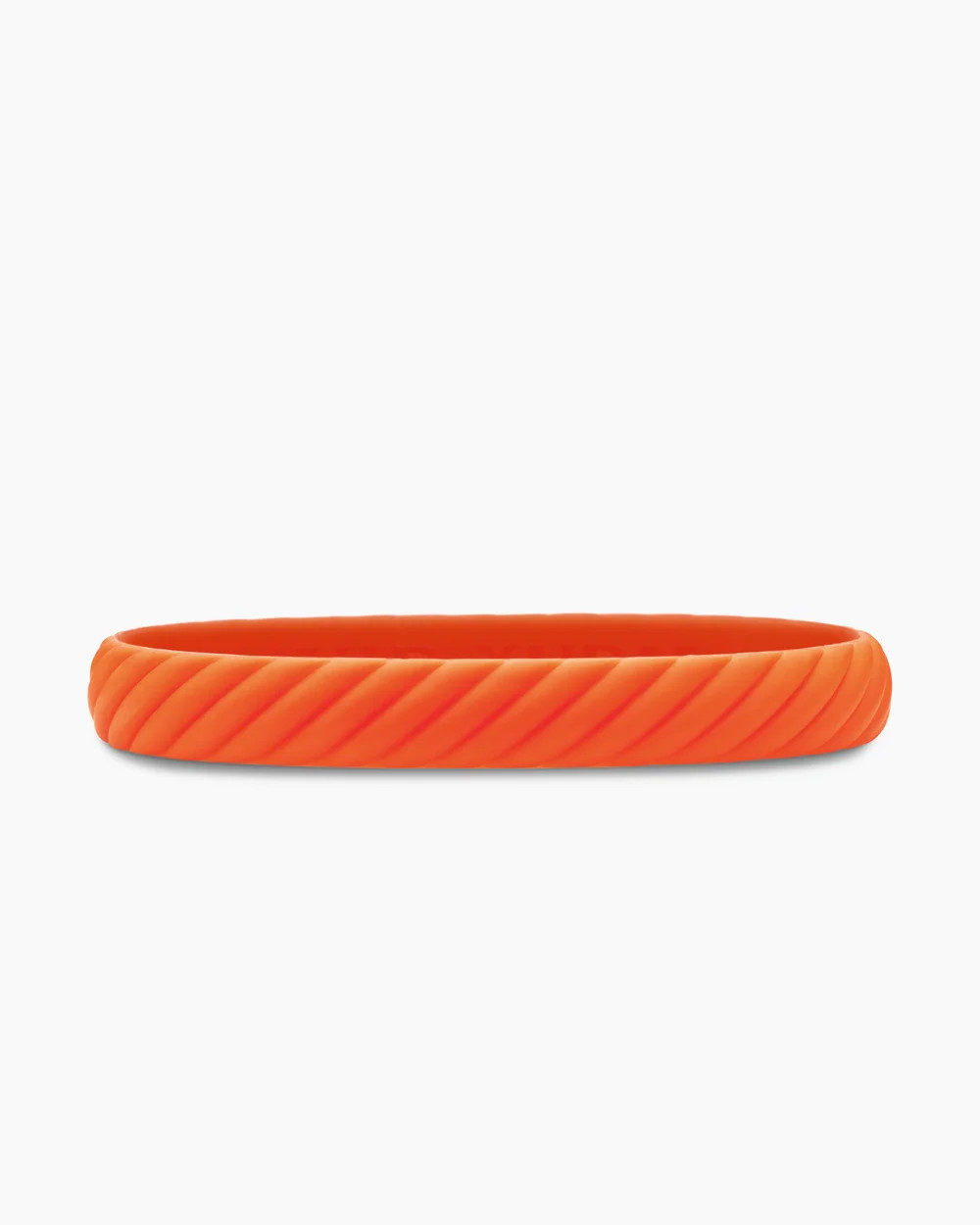 David Yurman | Cable Orange Rubber Bracelet, 10mm | David Yurman