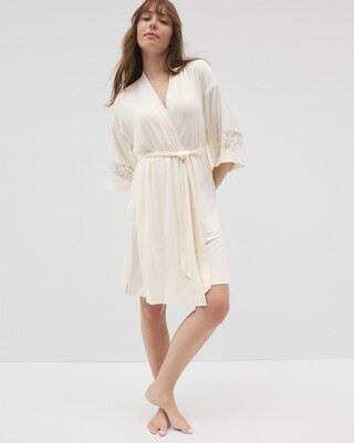 Robe With Lace | SOMA