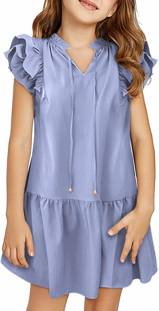 blibean Girls Elegant Summer Dresses Kids Outfits Size 6-15 Year | Amazon (US)