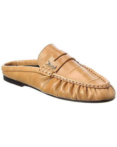 Le Loafer Leather Mule | Gilt & Gilt City
