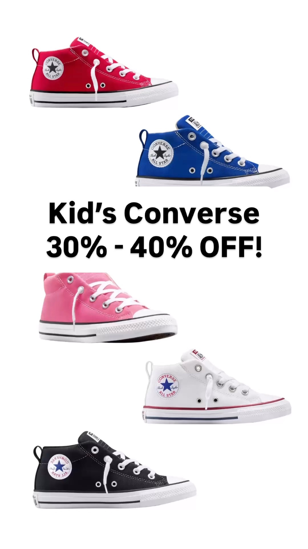 Deal Alert! 🚨 Target has 30-40% off kid’s Converse shoes right now!

#LTKSaleAlert #LTKKids